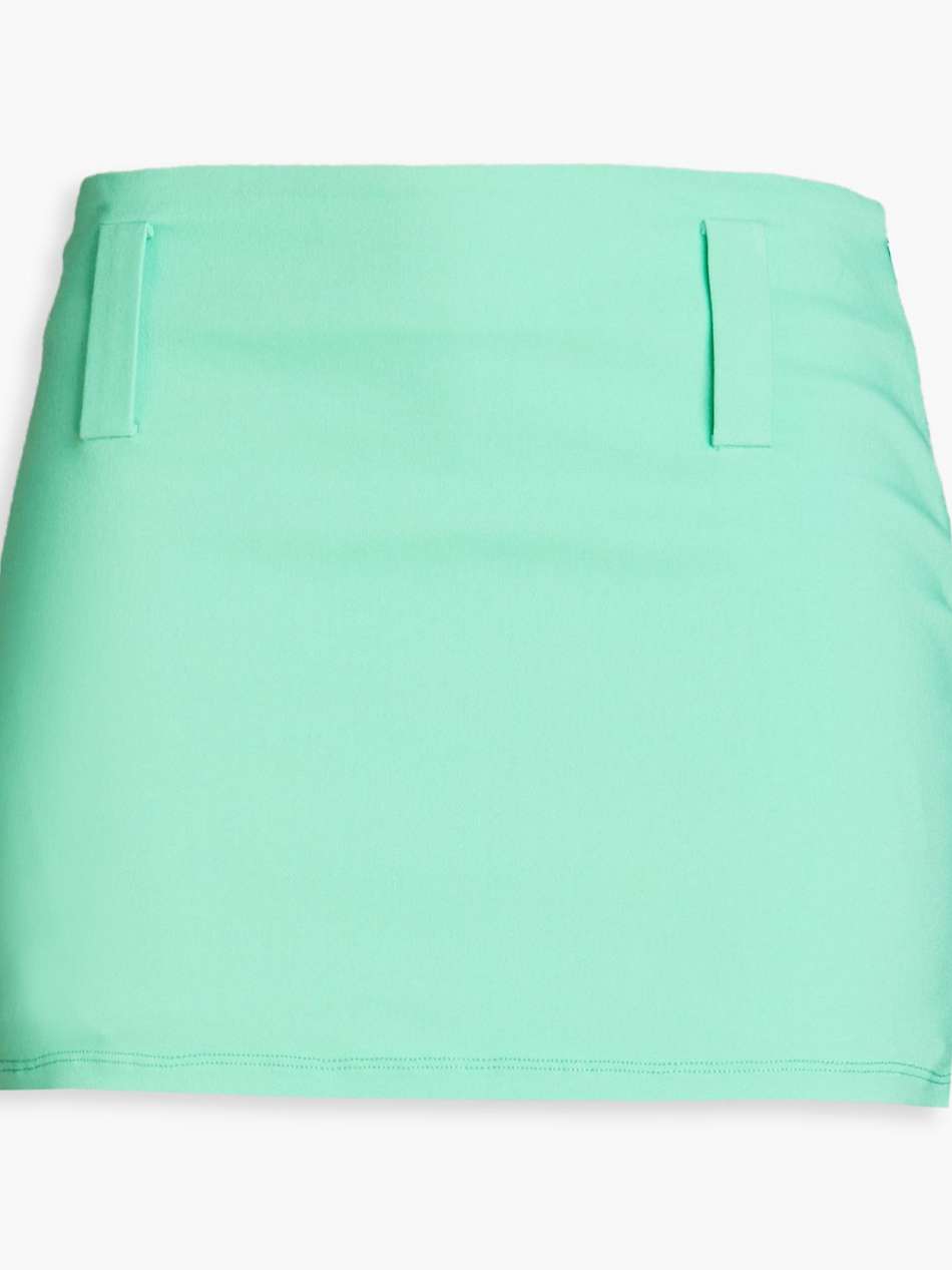 tally stretch-twill mini skirt