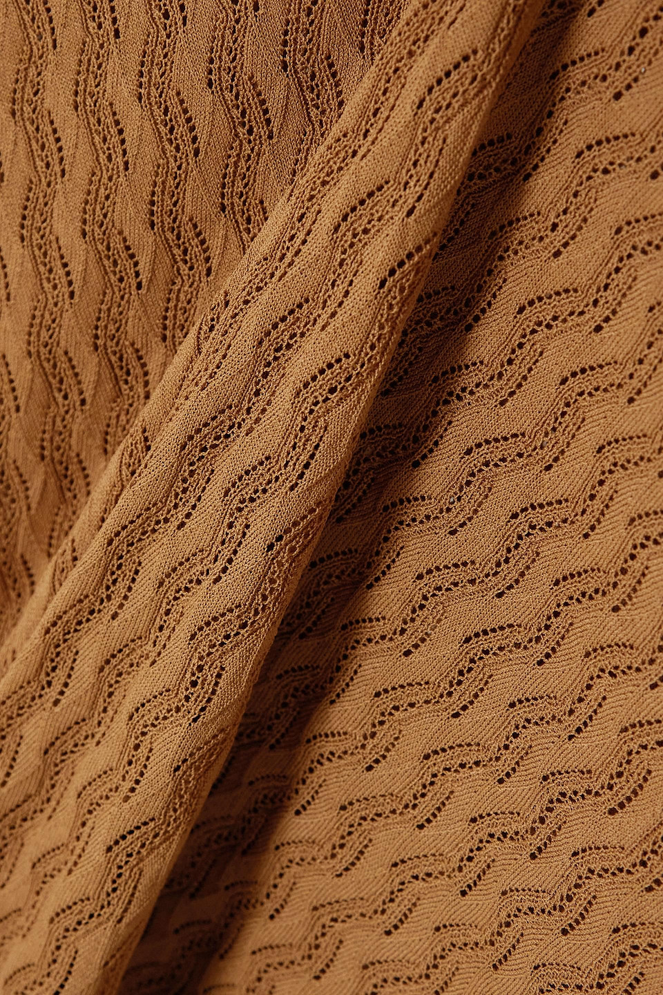 Dodo Bar Or Diana Pointelle-knit Maxi Skirt In Camel