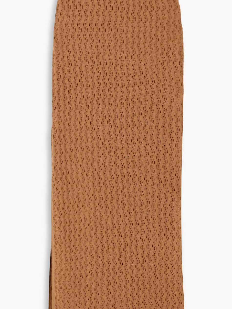 diana pointelle-knit maxi skirt