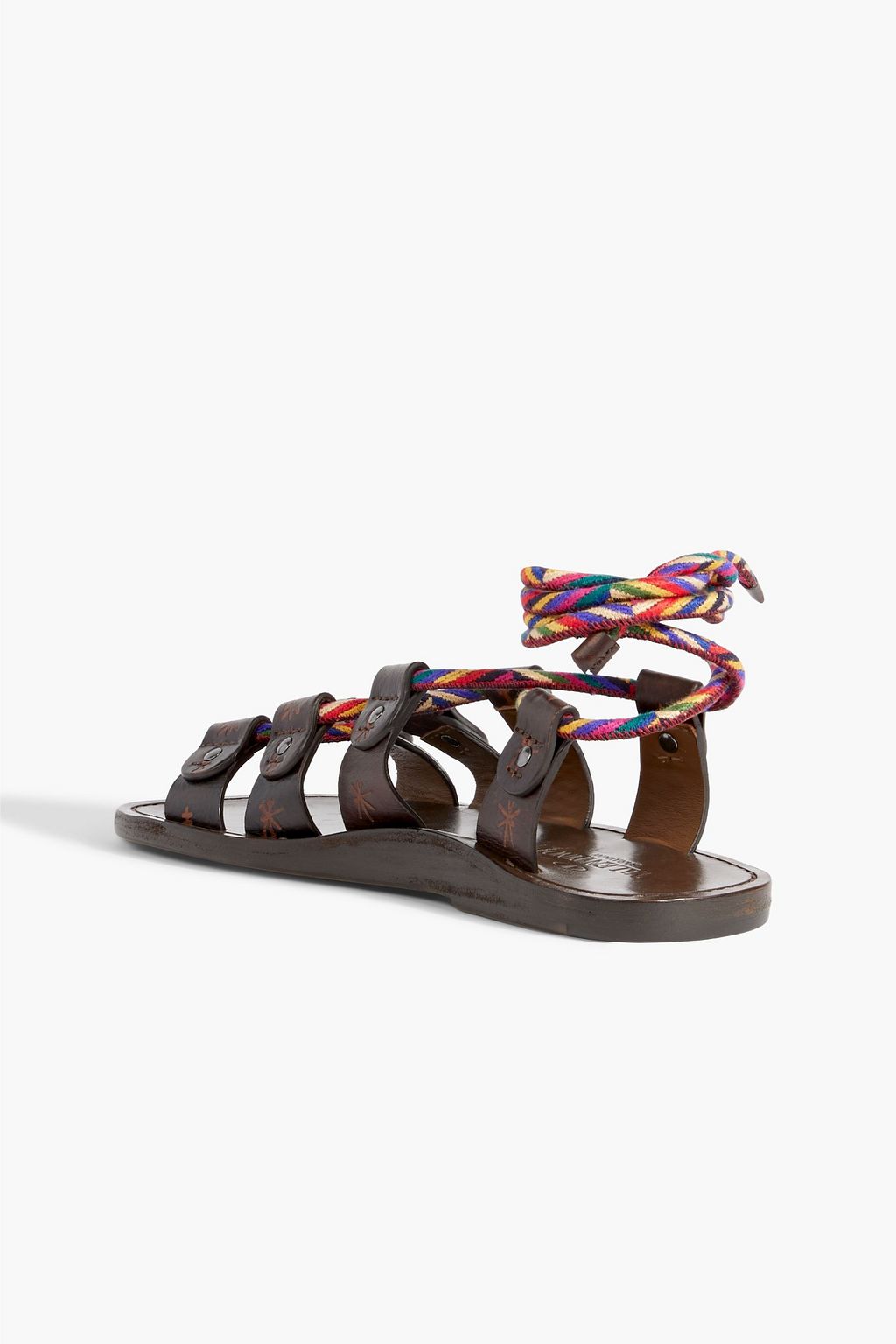 VALENTINO GARAVANI Sandalen aus Leder und Kordel