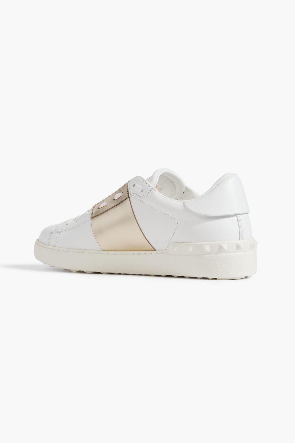 VALENTINO GARAVANI Ruckstud Untitled leather sneakers