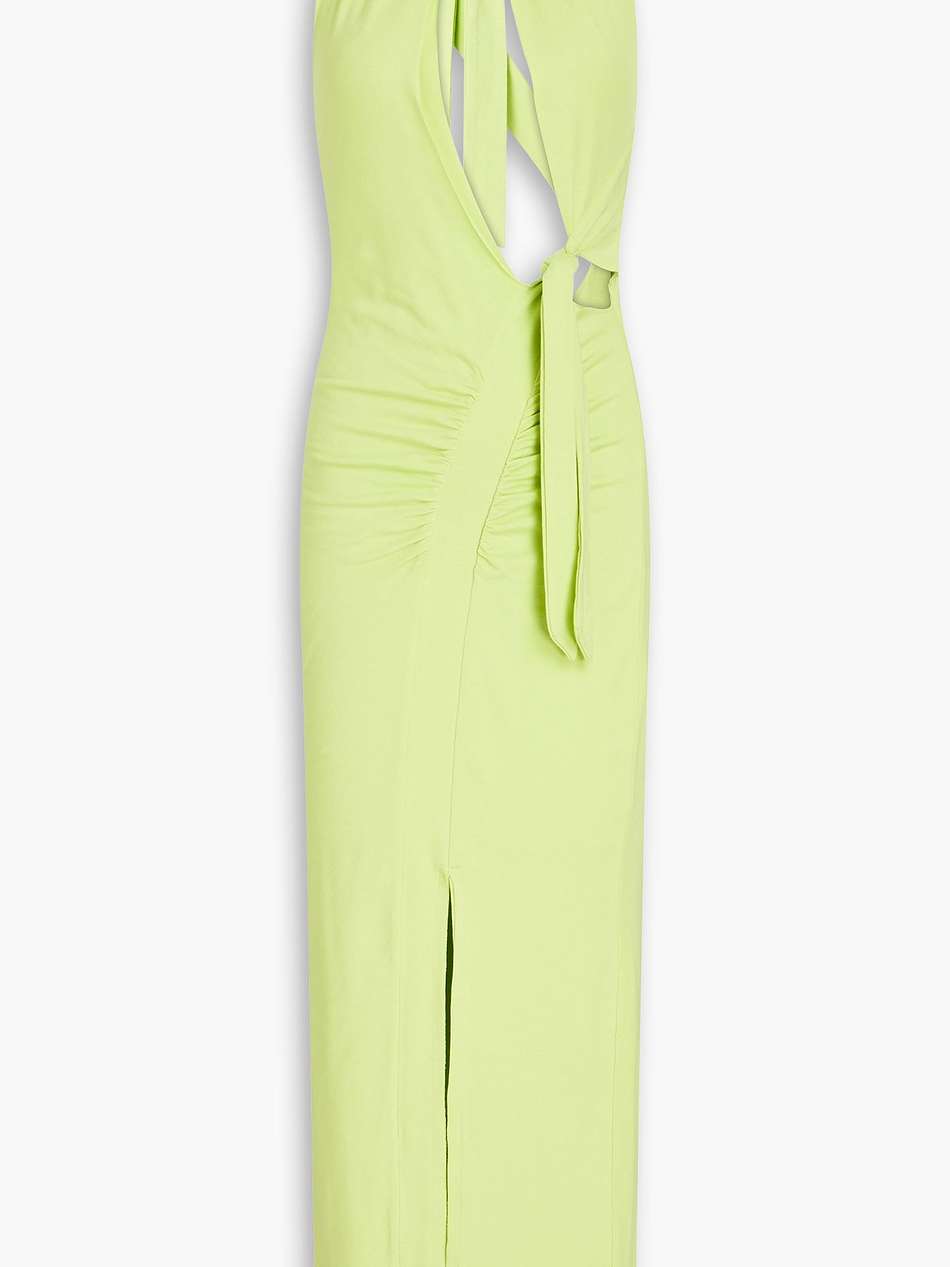 merle cutout stretch- jersey midi dress
