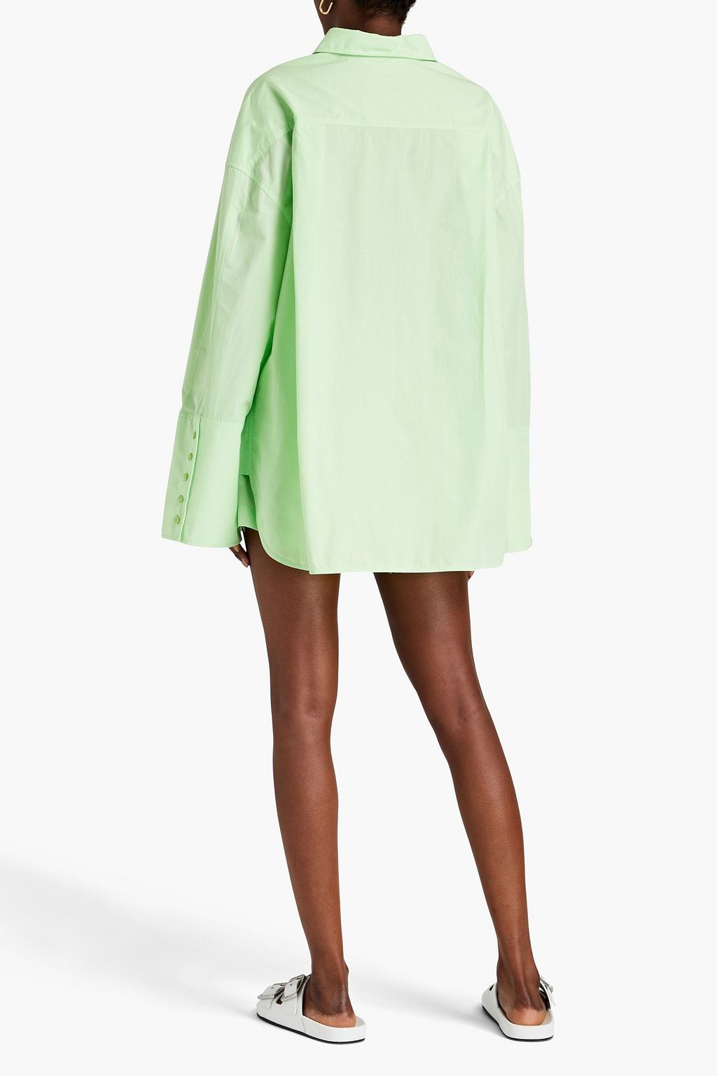 ROTATE BIRGER CHRISTENSEN Lipy oversized cotton-poplin shirt