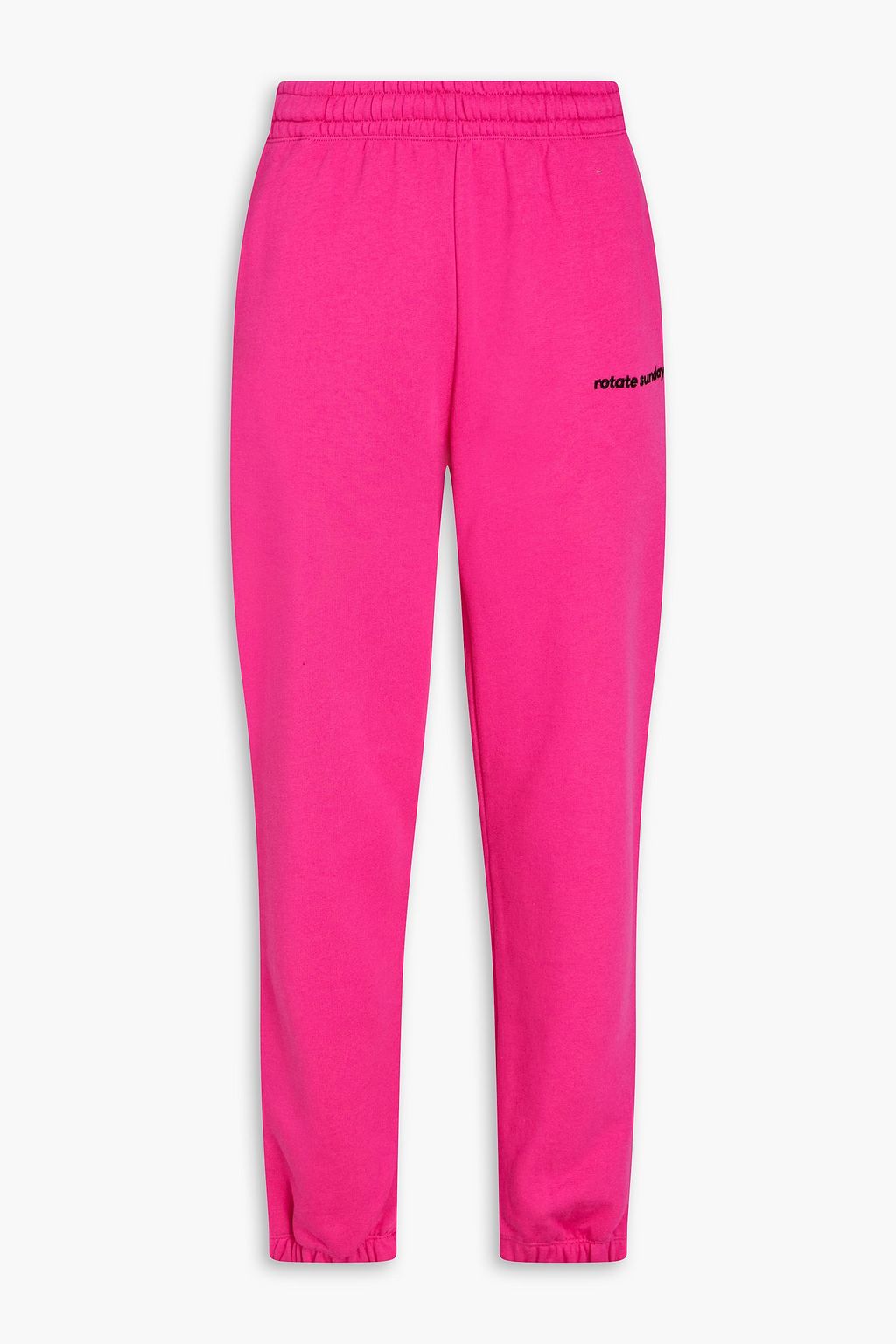 ROTATE BIRGER CHRISTENSEN Mimi cotton-fleece track pants | THE OUTNET