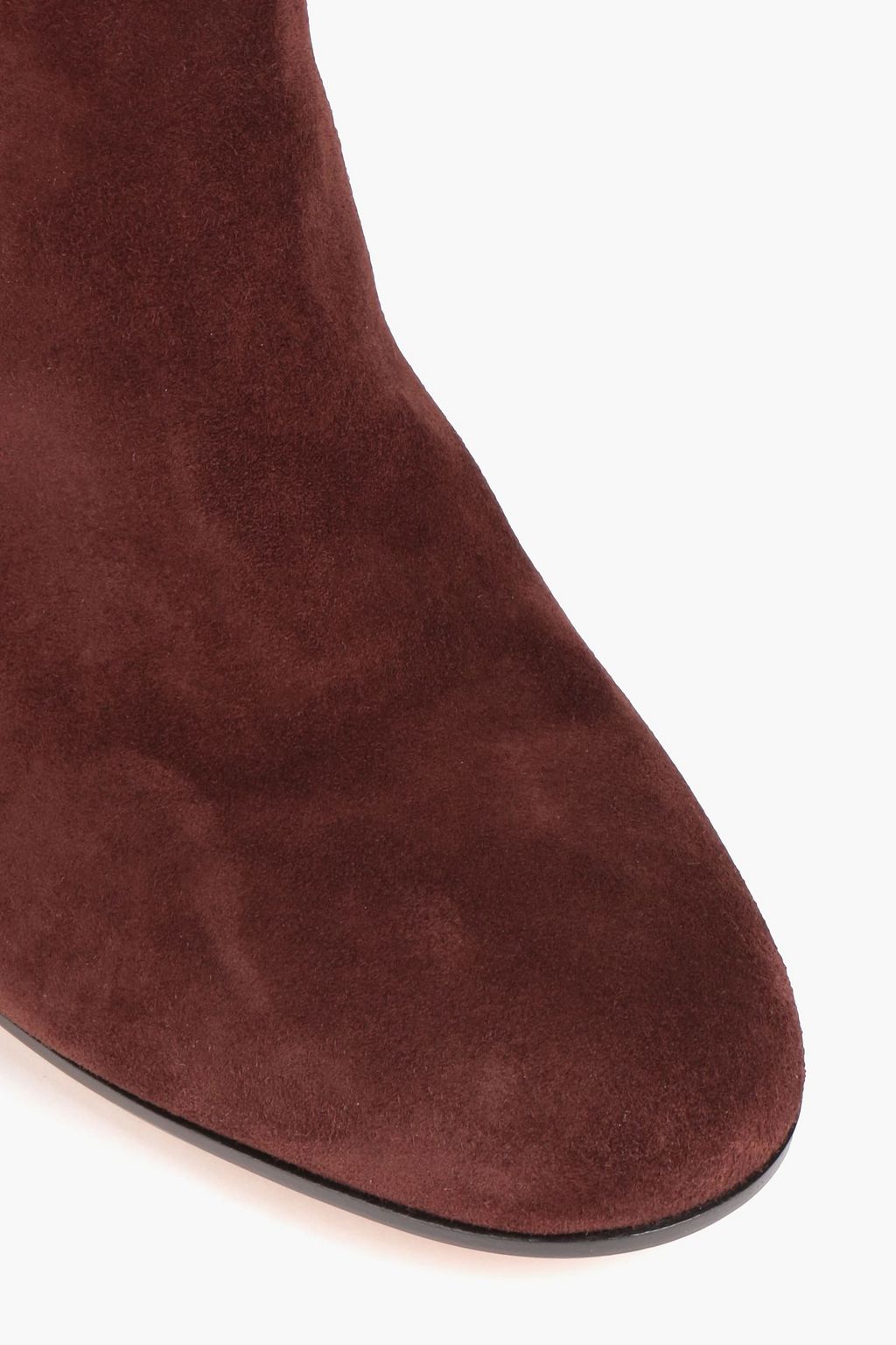 GIANVITO ROSSI Fringed suede ankle boots