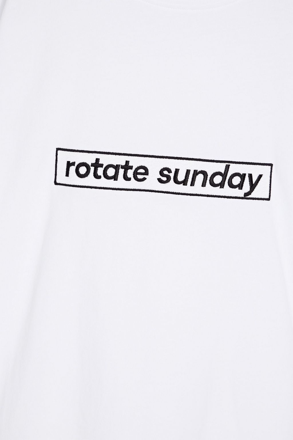 ROTATE BIRGER CHRISTENSEN Aster embroidered cotton-jersey T-shirt