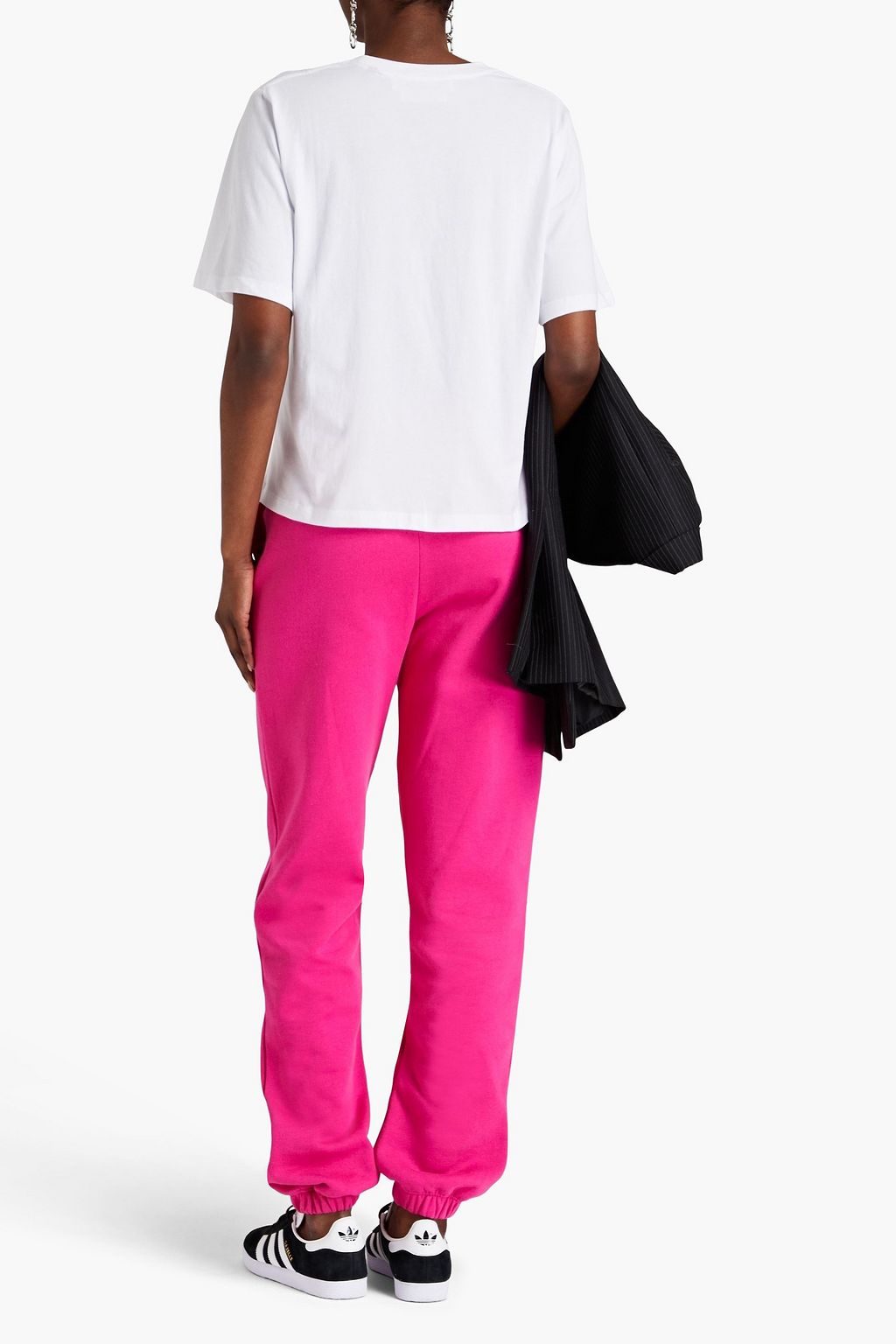 ROTATE BIRGER CHRISTENSEN Aster embroidered cotton-jersey T-shirt