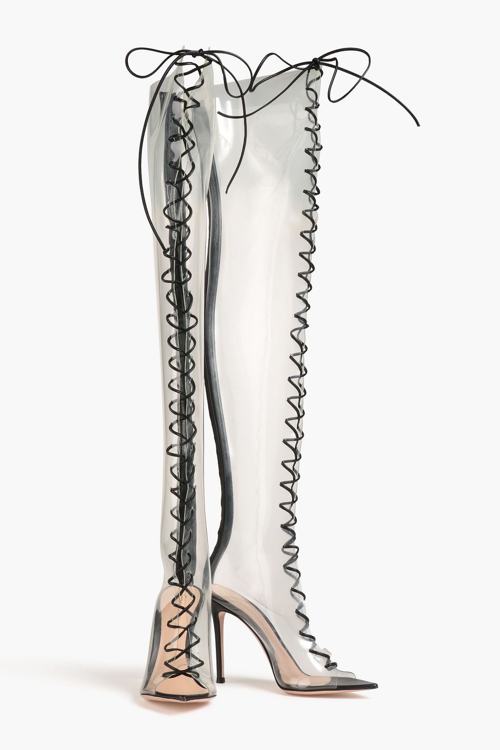 GIANVITO ROSSI Nikita PVC thigh boots
