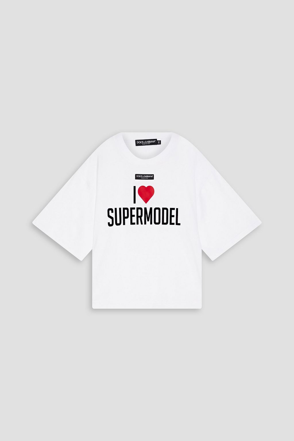 DOLCE GABBANA Printed cotton jersey T shirt THE OUTNET