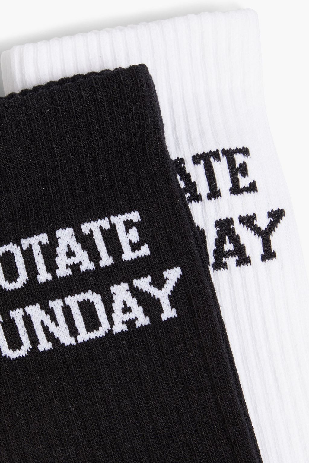 ROTATE BIRGER CHRISTENSEN Rotate printed cotton-blend socks