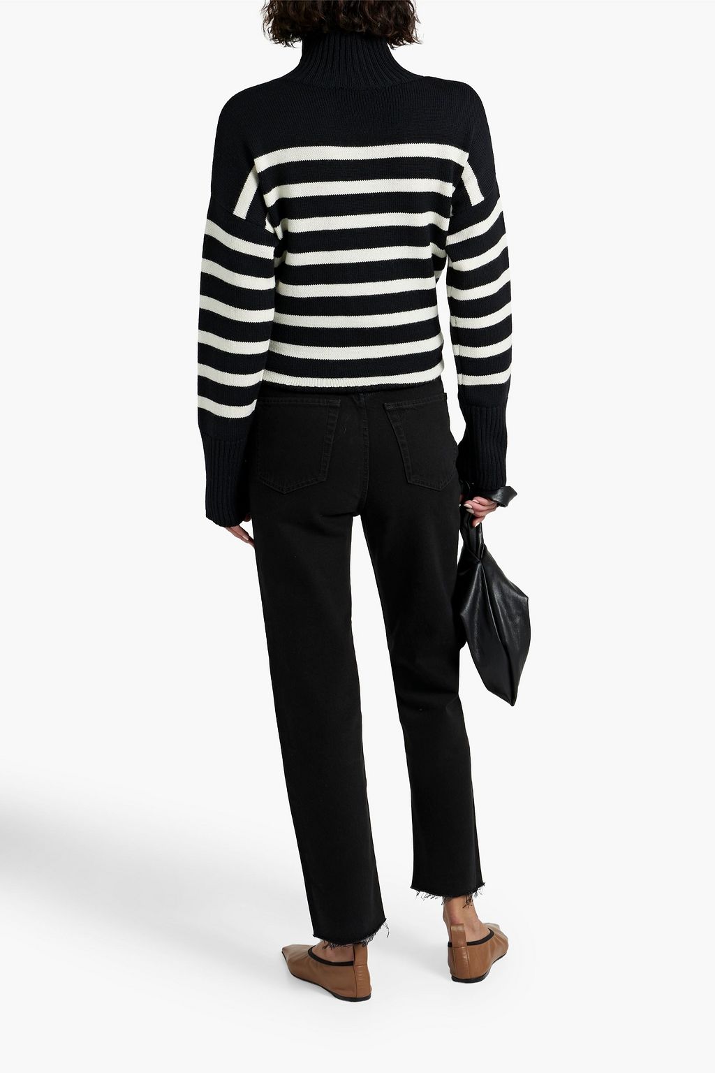 TOTEME Classic high-rise straight-leg jeans