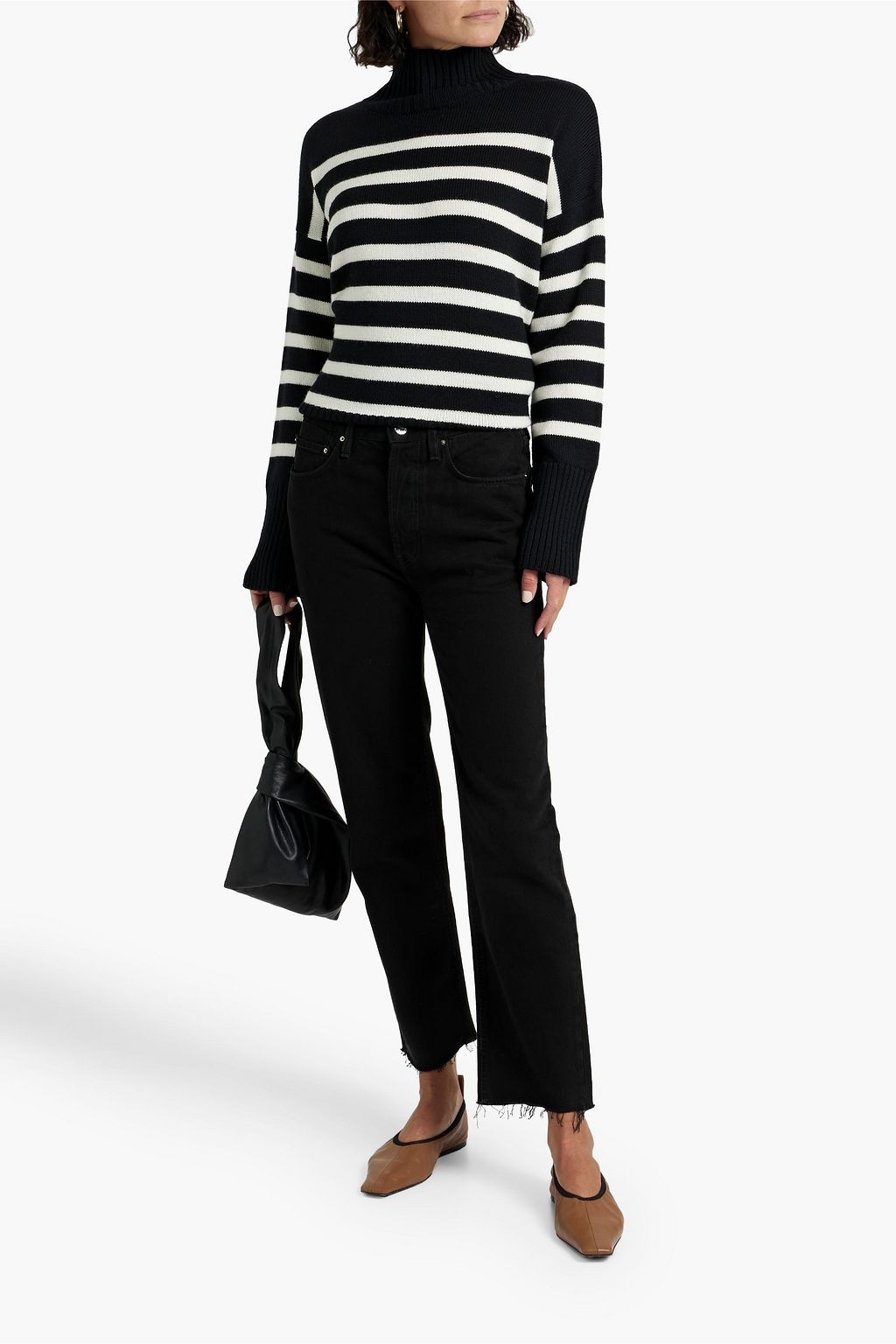 TOTEME Classic high-rise straight-leg jeans