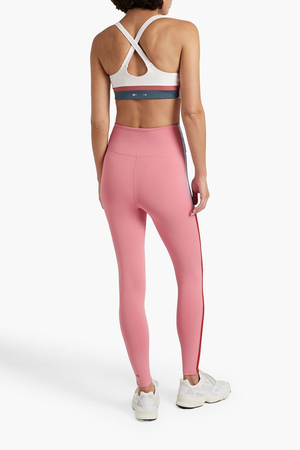 SPLITS59 Claudia striped stretch leggings