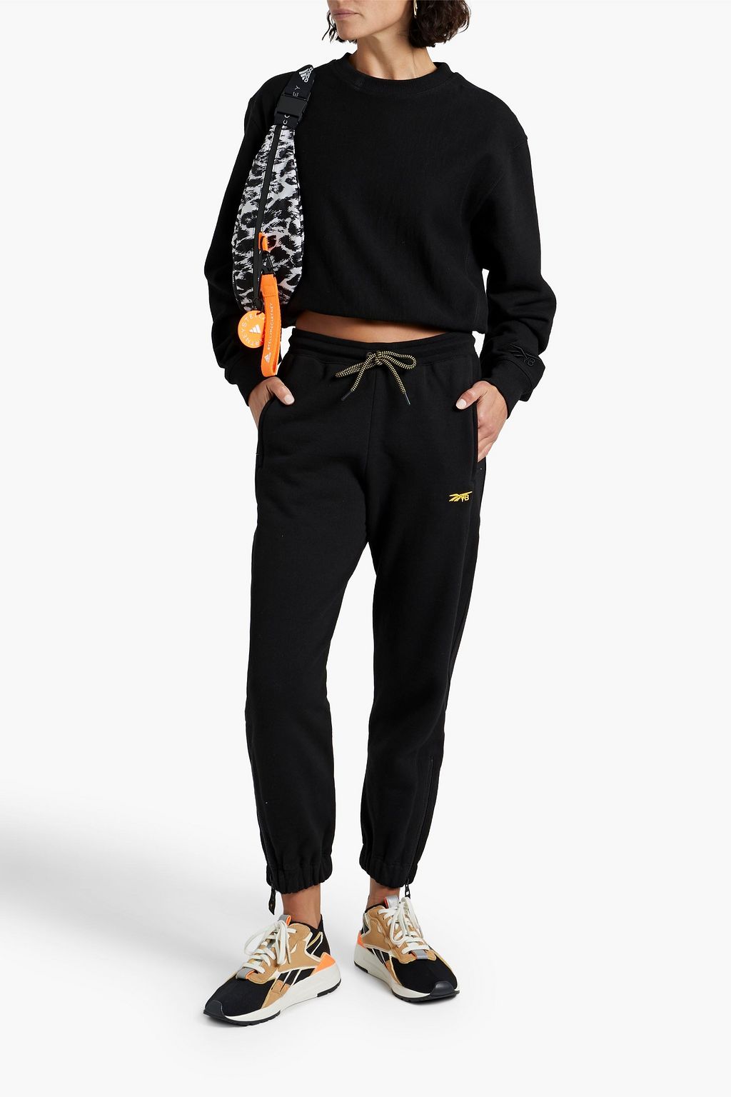 REEBOK X VICTORIA BECKHAM French cotton-terry track pants