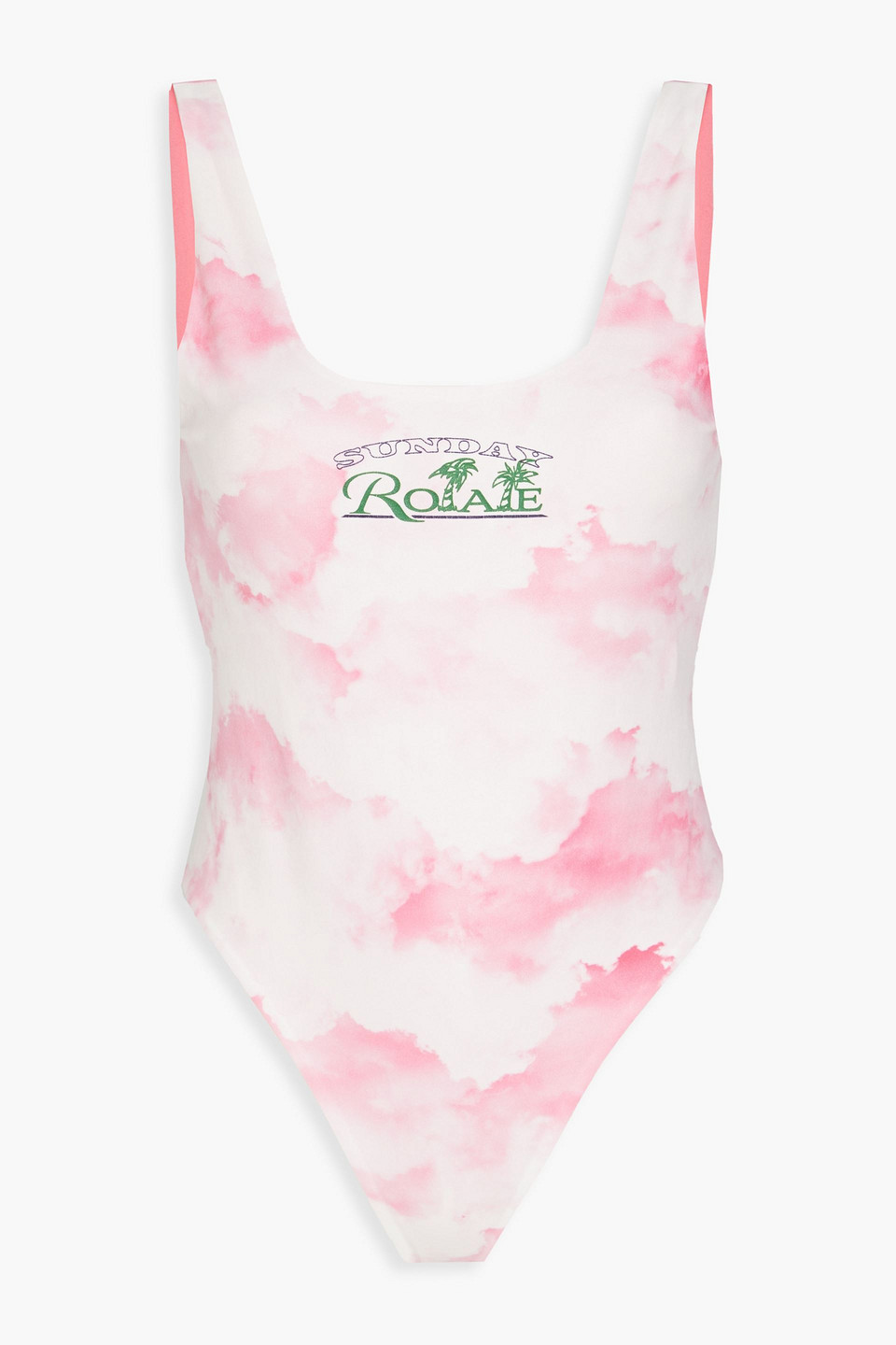 Cismione printed swimsuit