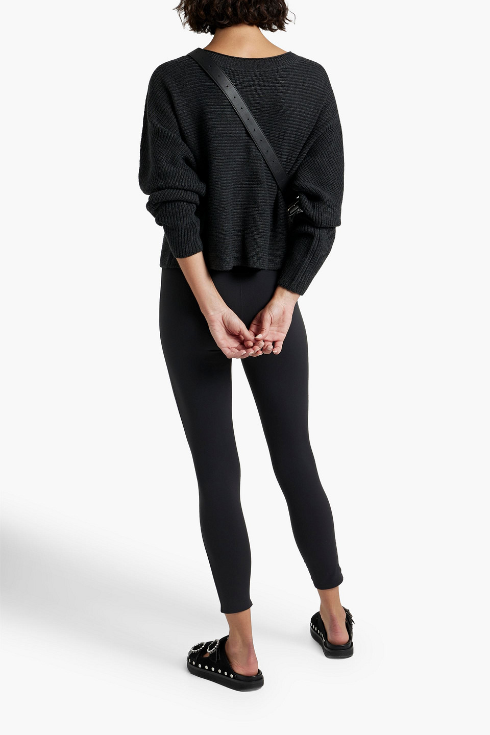 LE ORE LODI RIBBED-KNIT SWEATER