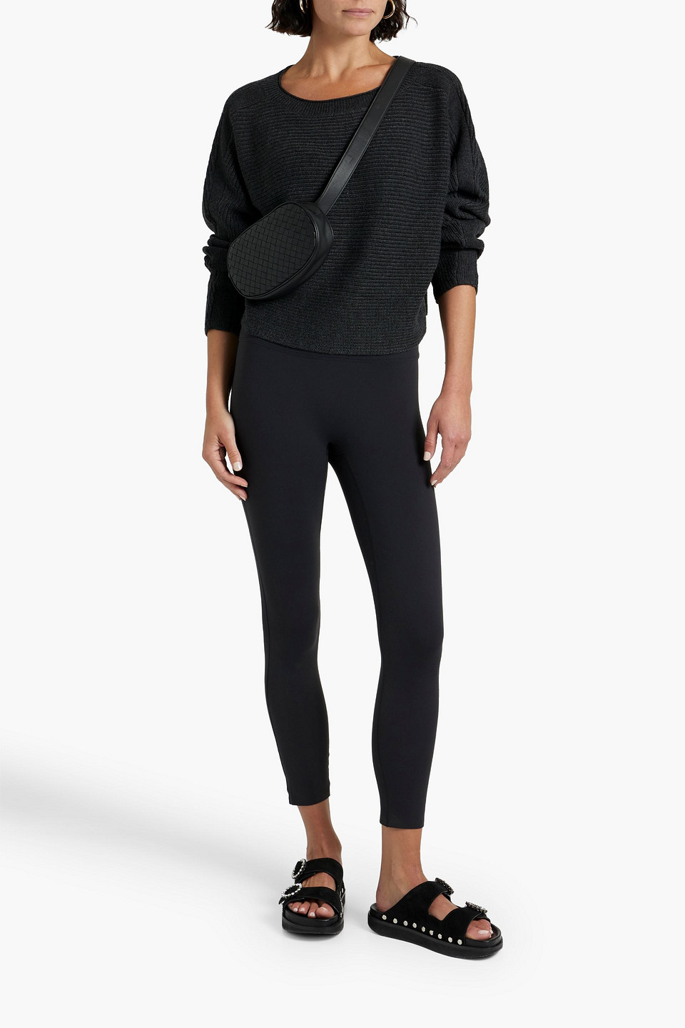 LE ORE LODI RIBBED-KNIT SWEATER