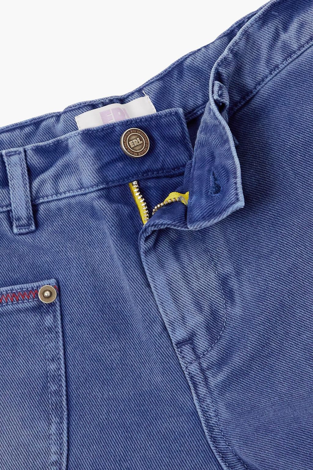 ERL Frayed low-rise flared jeans