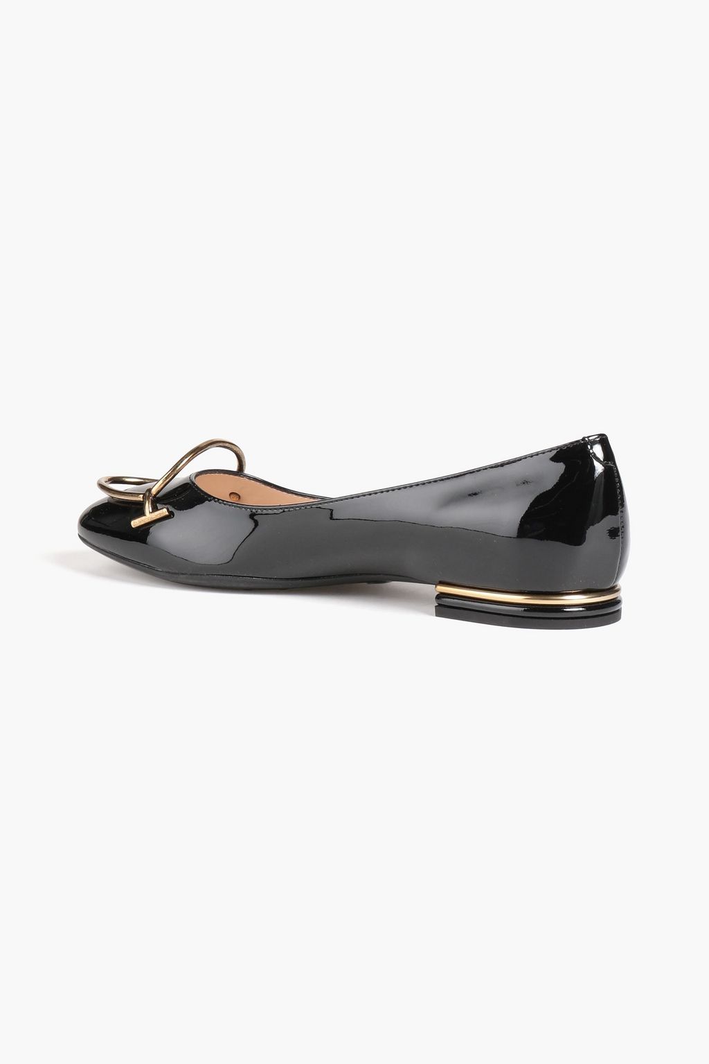TOD'S Ballerinas aus Lackleder mit Verzierung