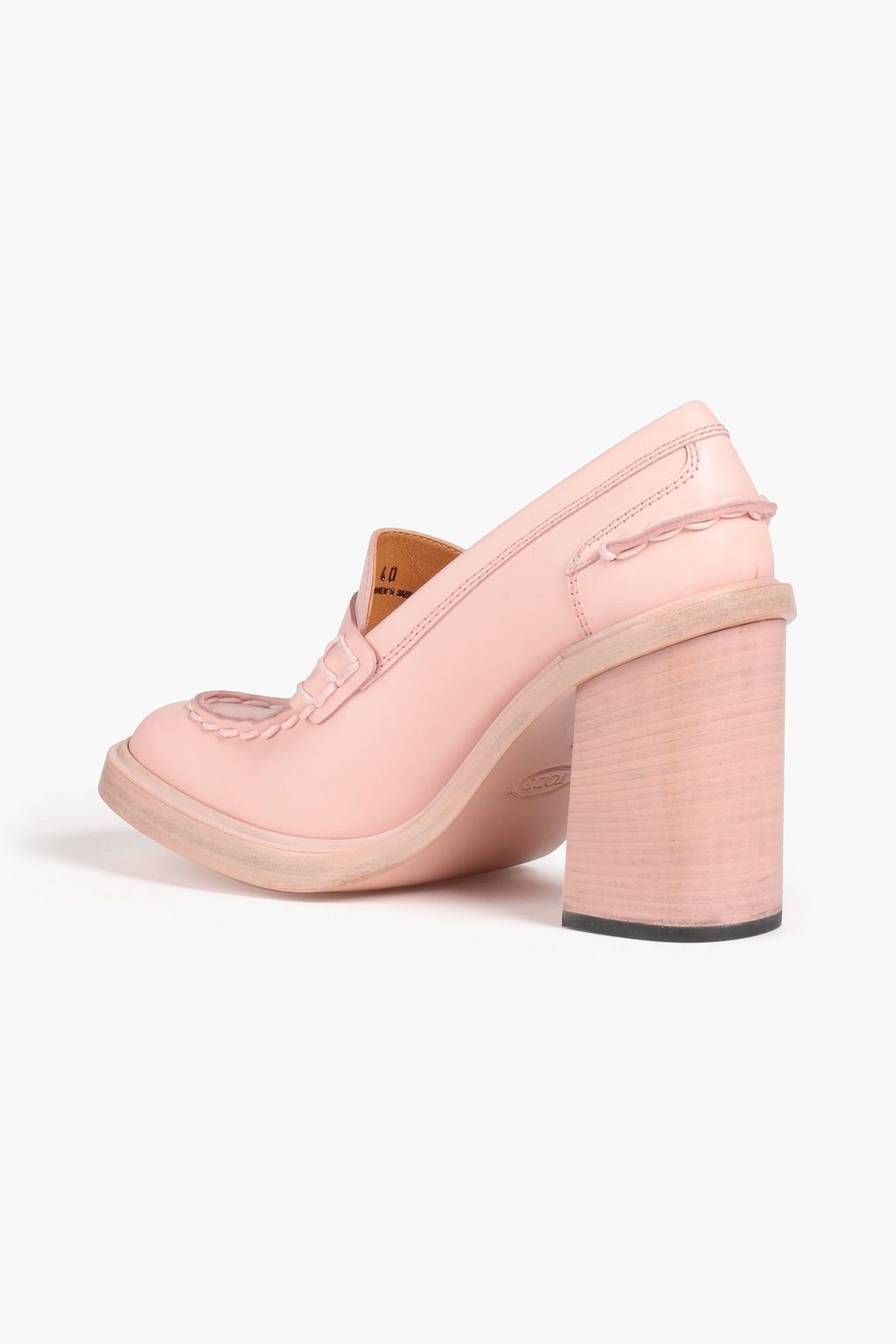 TOD'S حذاء بكعب عالٍ من الجلد