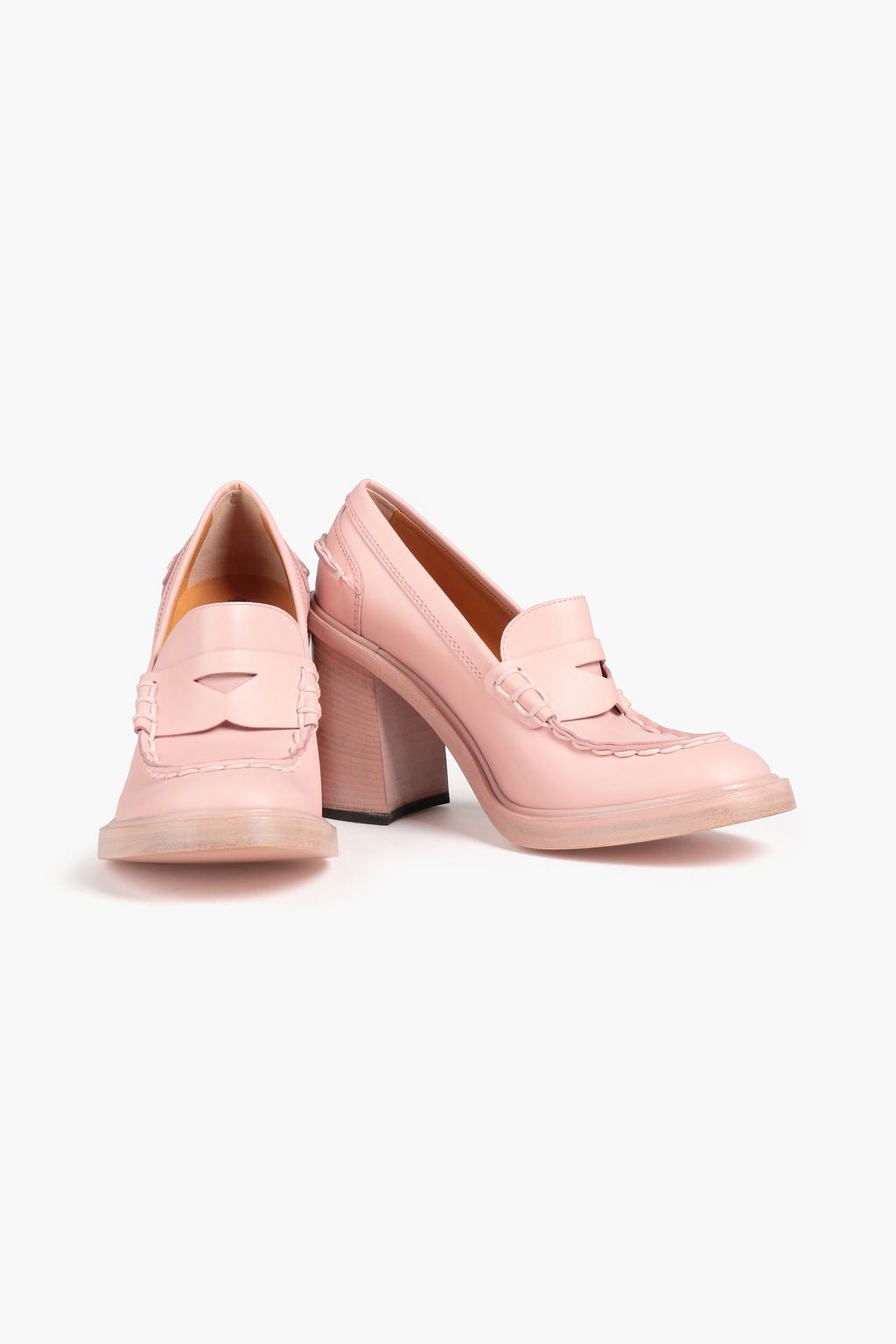 TOD'S حذاء بكعب عالٍ من الجلد