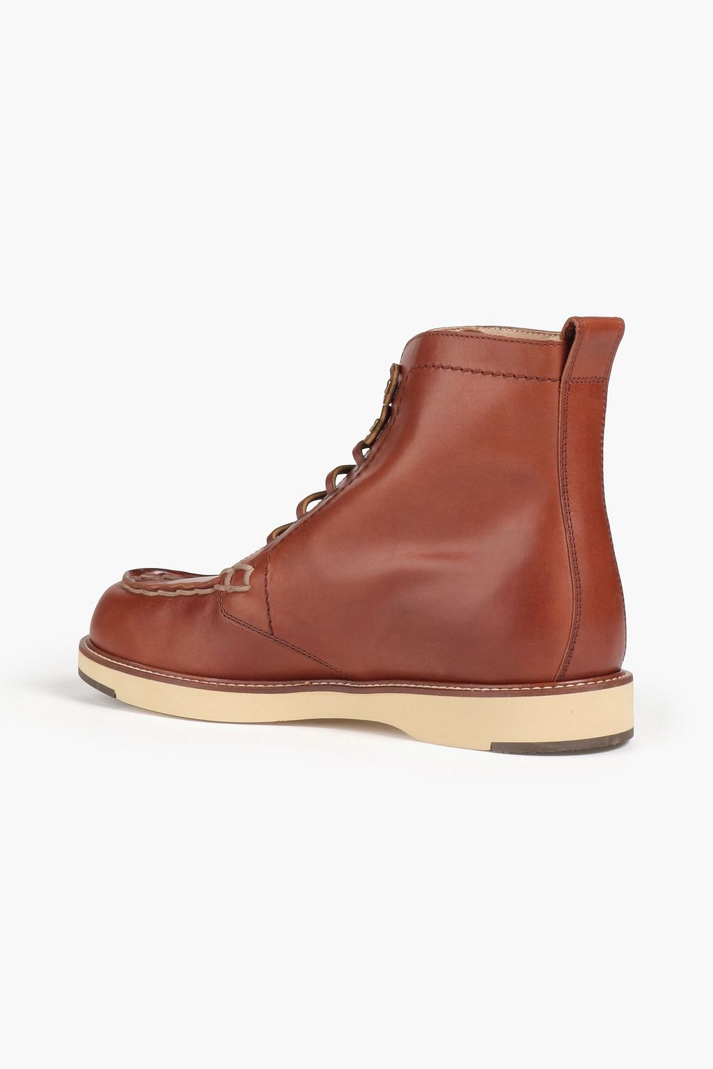 TOD'S Lace-up leather ankle boots