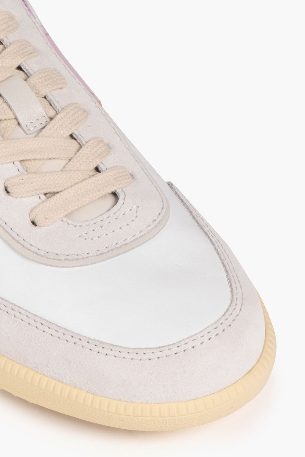 TOD'S Leather and suede sneakers