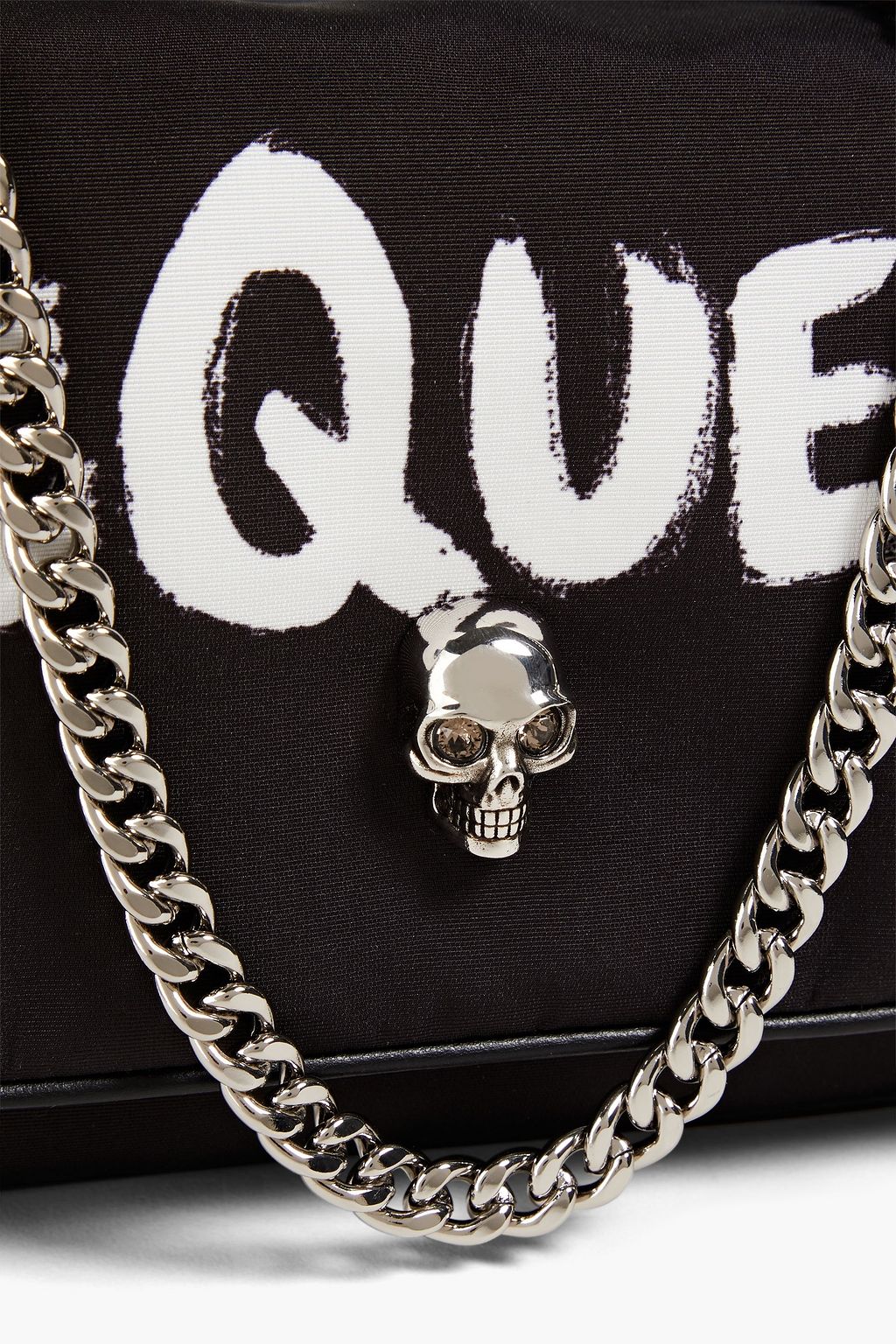 ALEXANDER MCQUEEN Printed faille shoulder bag