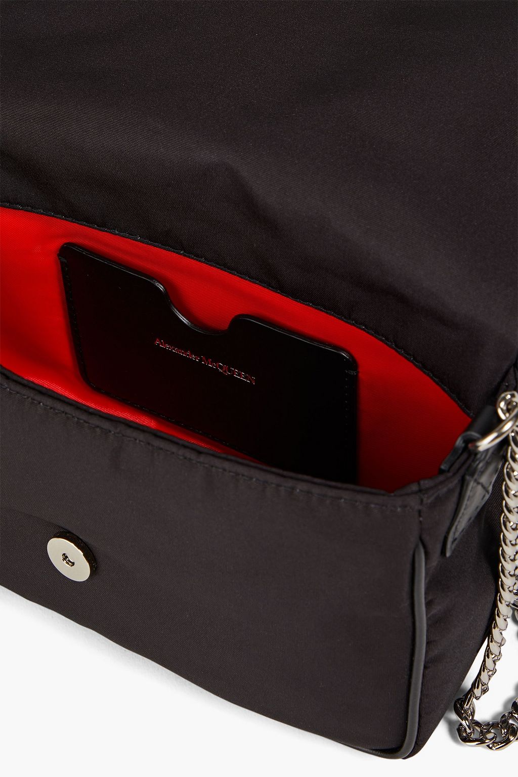 ALEXANDER MCQUEEN Printed faille shoulder bag