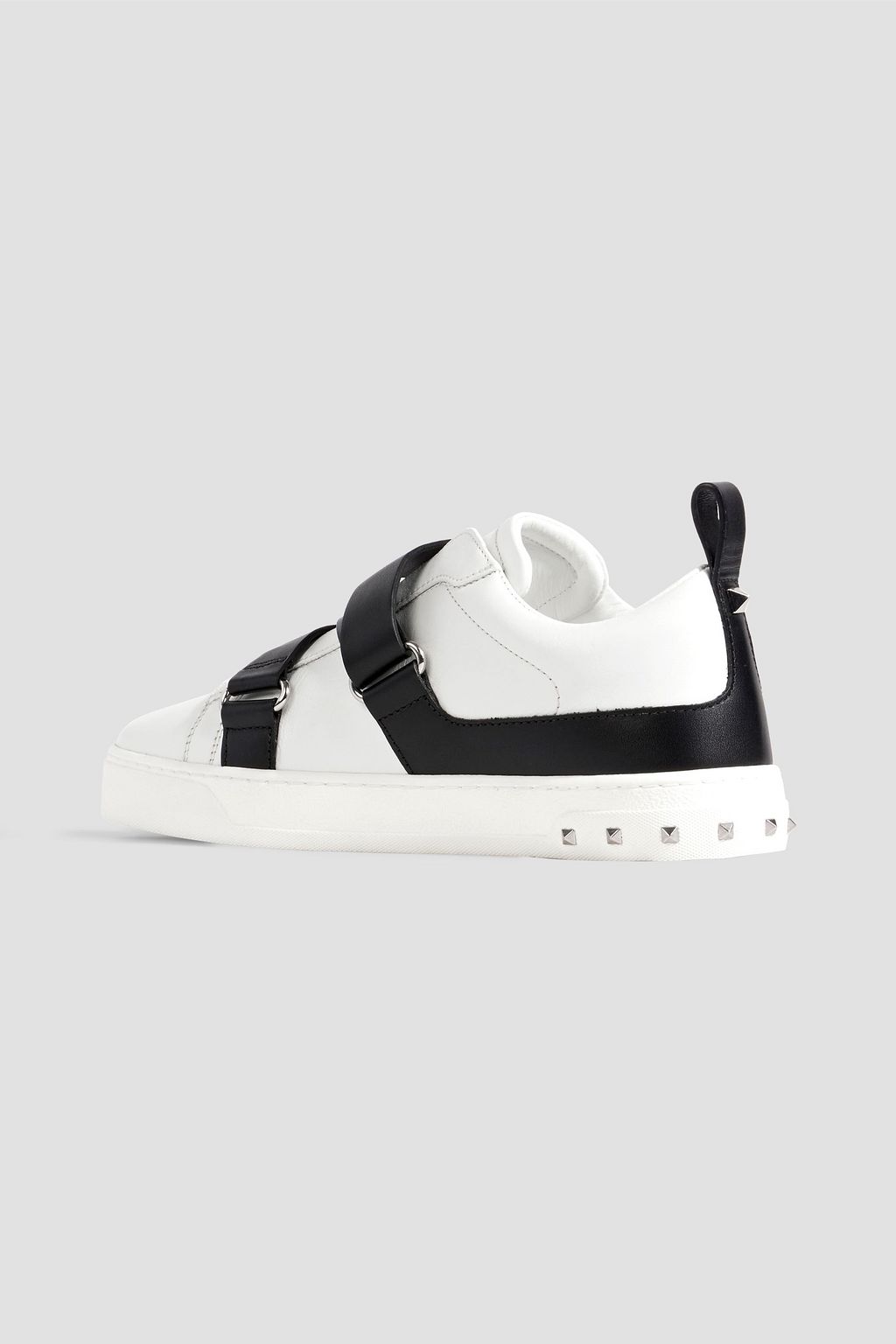 VALENTINO GARAVANI Rock Stud buckled leather sneakers