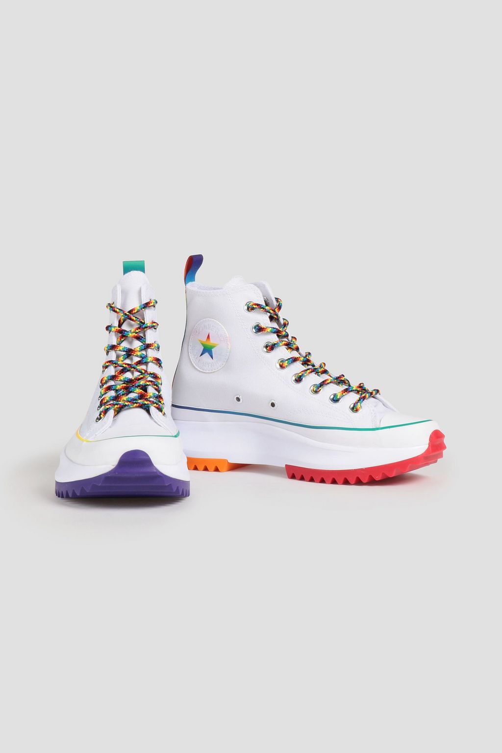 CONVERSE 캔버스 플랫폼 하이탑 스니커즈