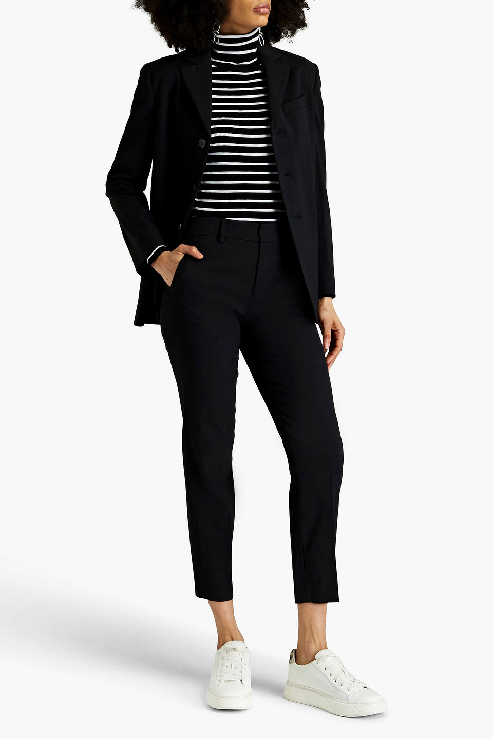 Redv Blazer Aus Twill In Black