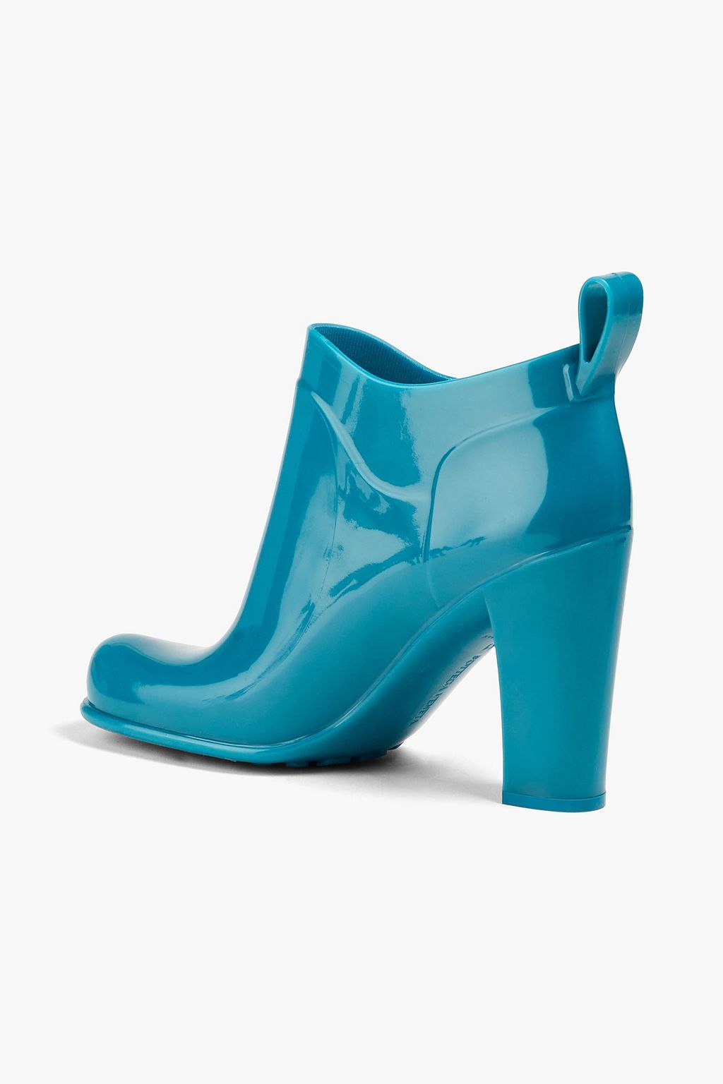 BOTTEGA VENETA Shine rubber ankle boots