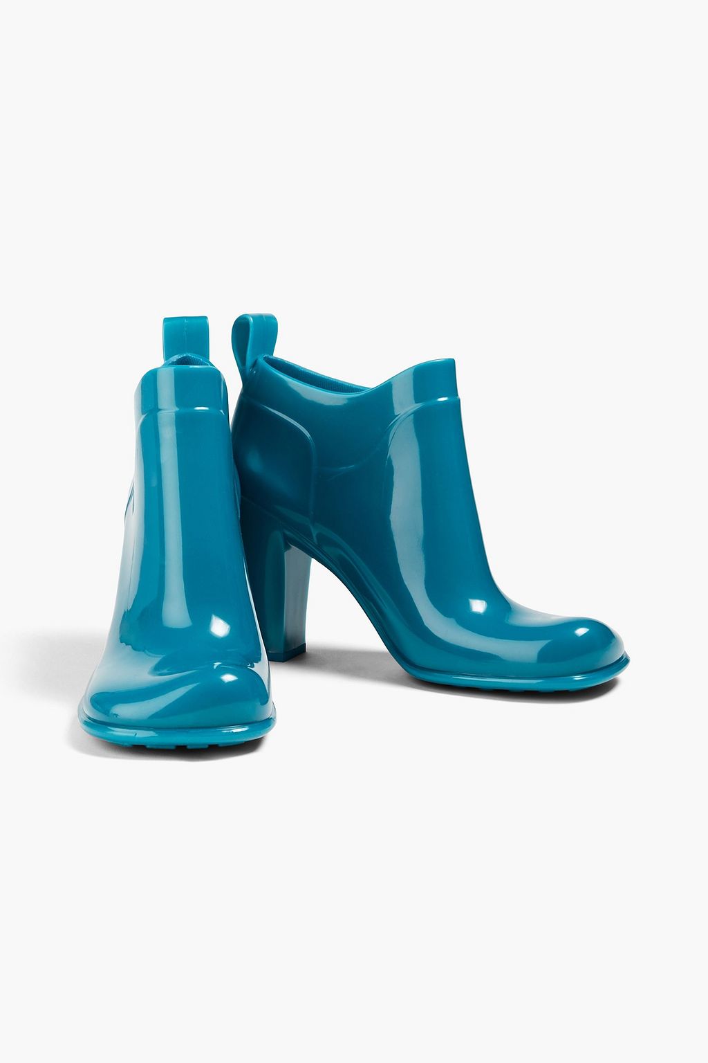 BOTTEGA VENETA Shine rubber ankle boots