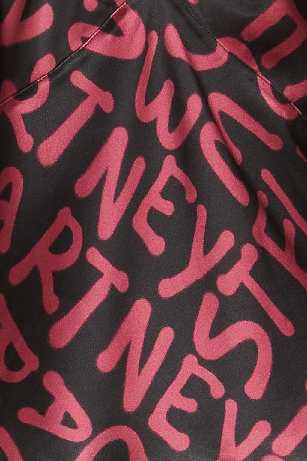 STELLA MCCARTNEY Logo-print stretch-silk satin camisole