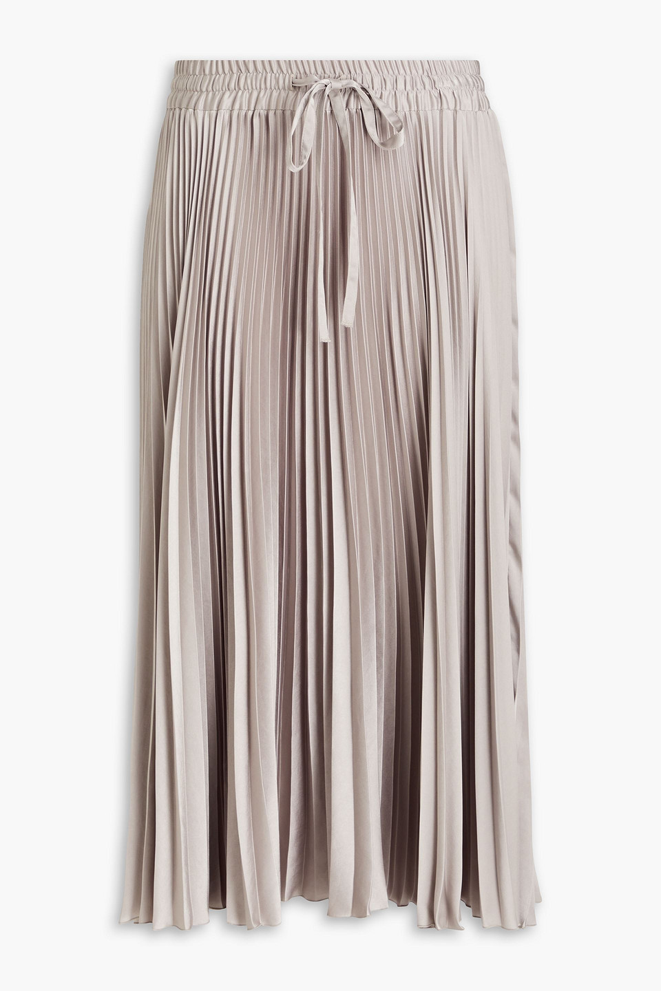 Redv Plissierter Midirock Aus Satin In Neutral