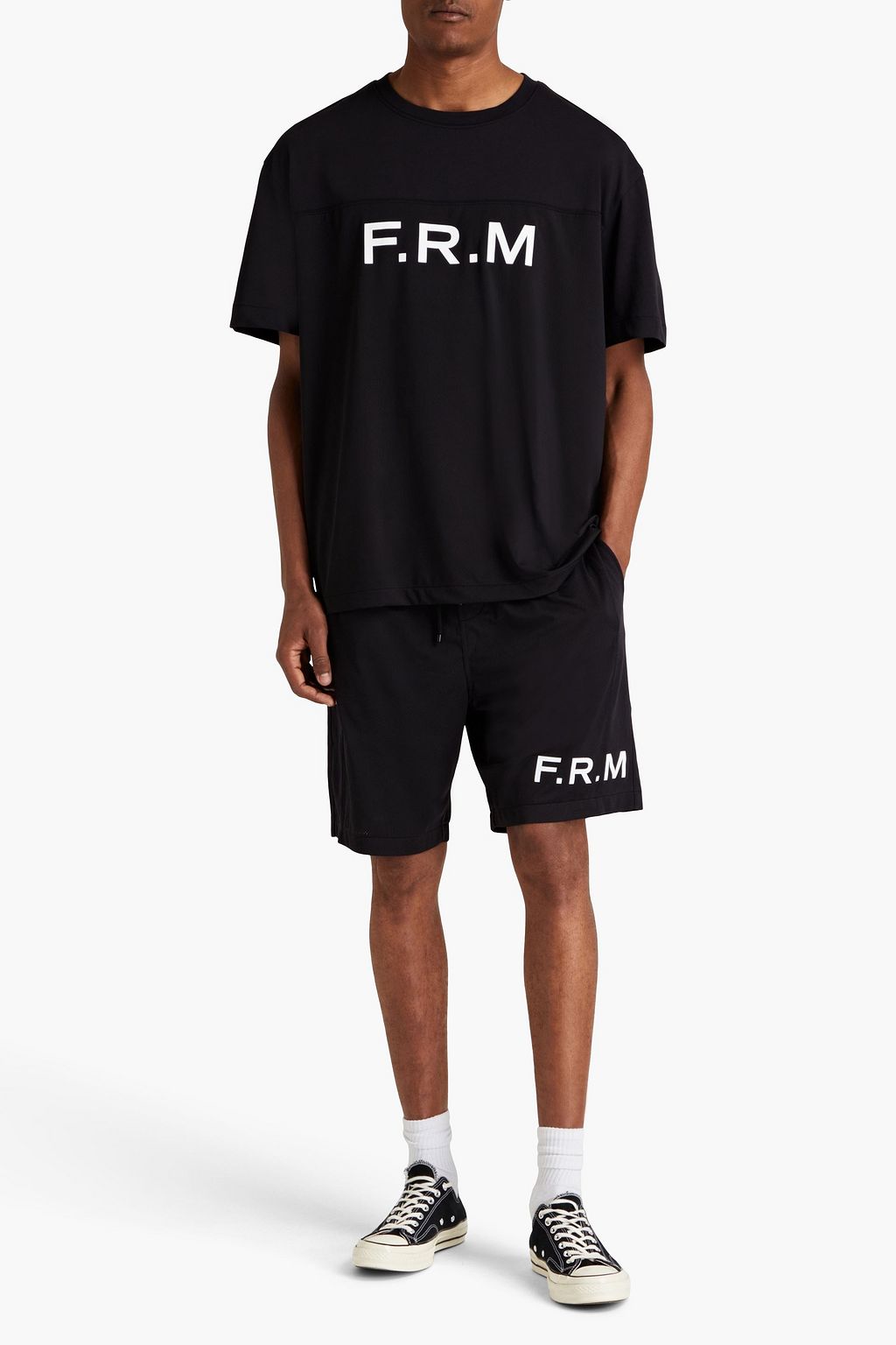 FRAME Printed jersey T-shirt