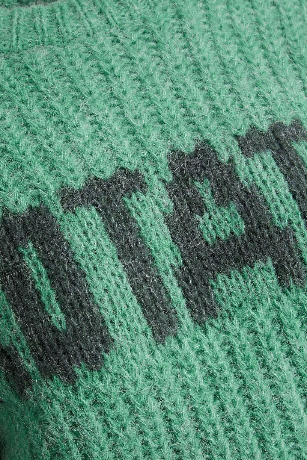 ROTATE BIRGER CHRISTENSEN Adley ribbed intarsia wool-blend sweater