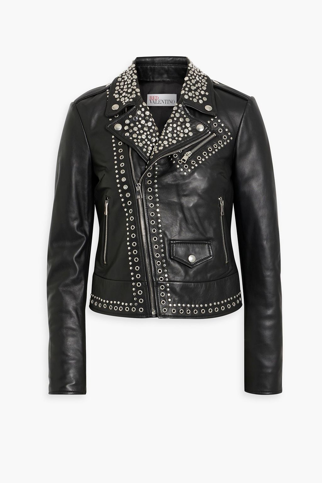 Embellished sales biker jacket