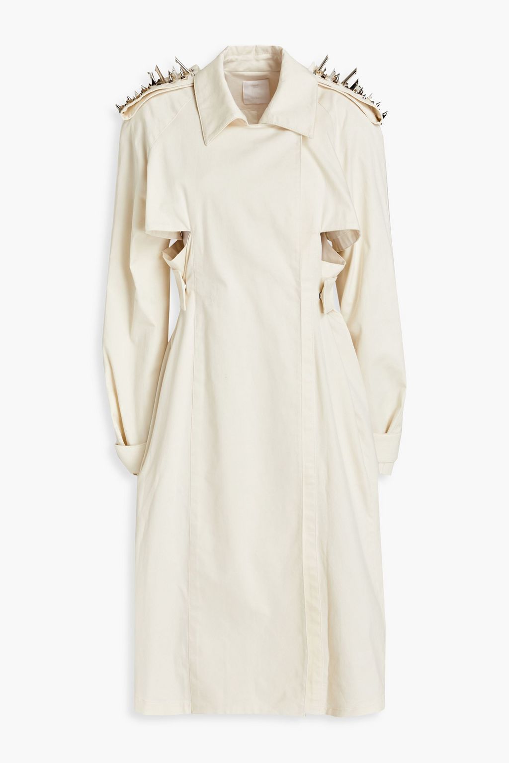 GIVENCHY Spiked cottonblend twill trench coat THE