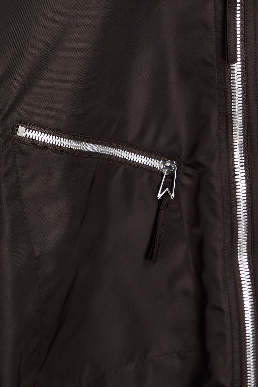 BOTTEGA VENETA Zip-detailed shell jumpsuit