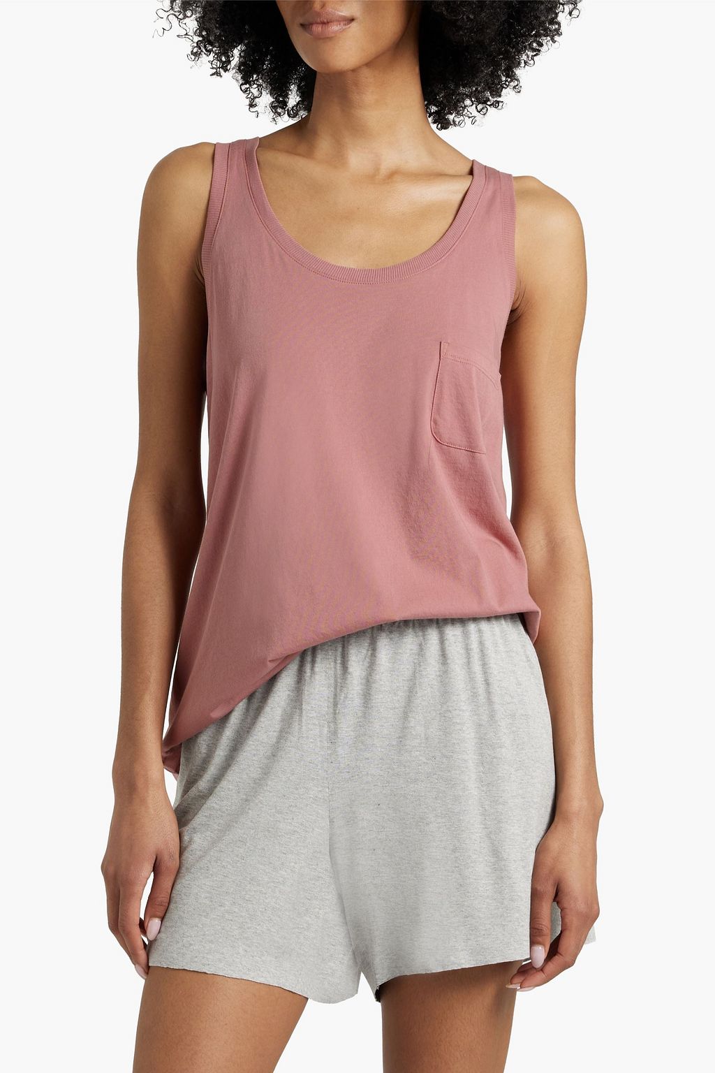 SKIN Ciara  Pima cotton-jersey tank