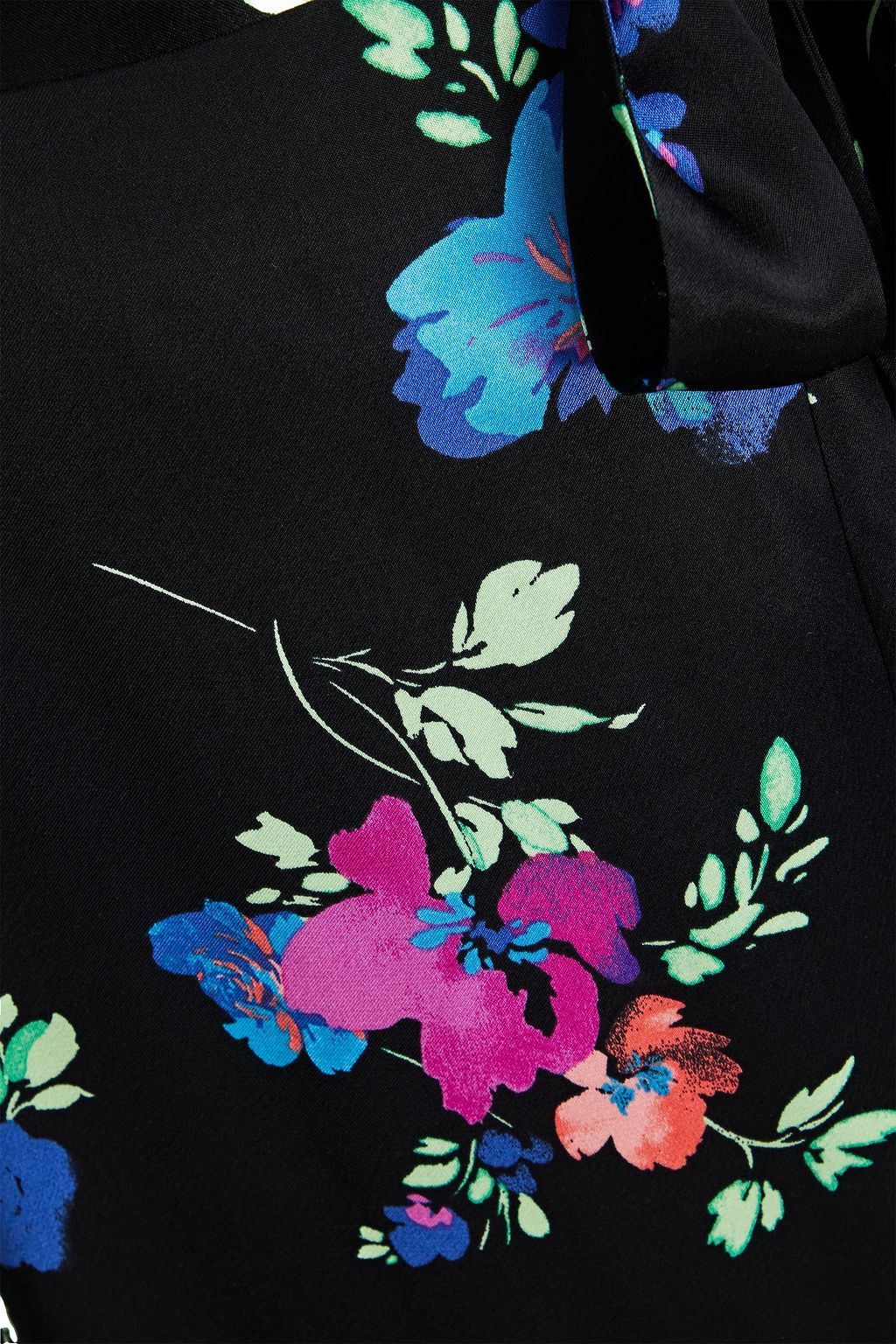 ROTATE BIRGER CHRISTENSEN Floral-print satin midi wrap dress