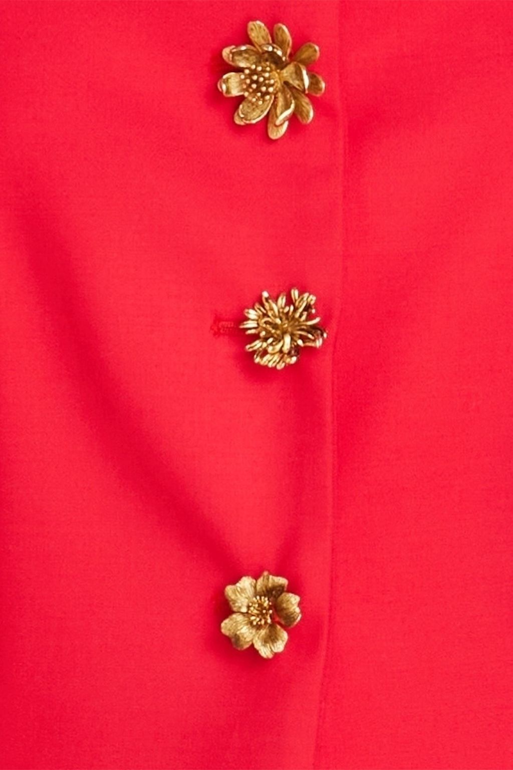OSCAR DE LA RENTA Cropped Jacke aus einer Wollmischung