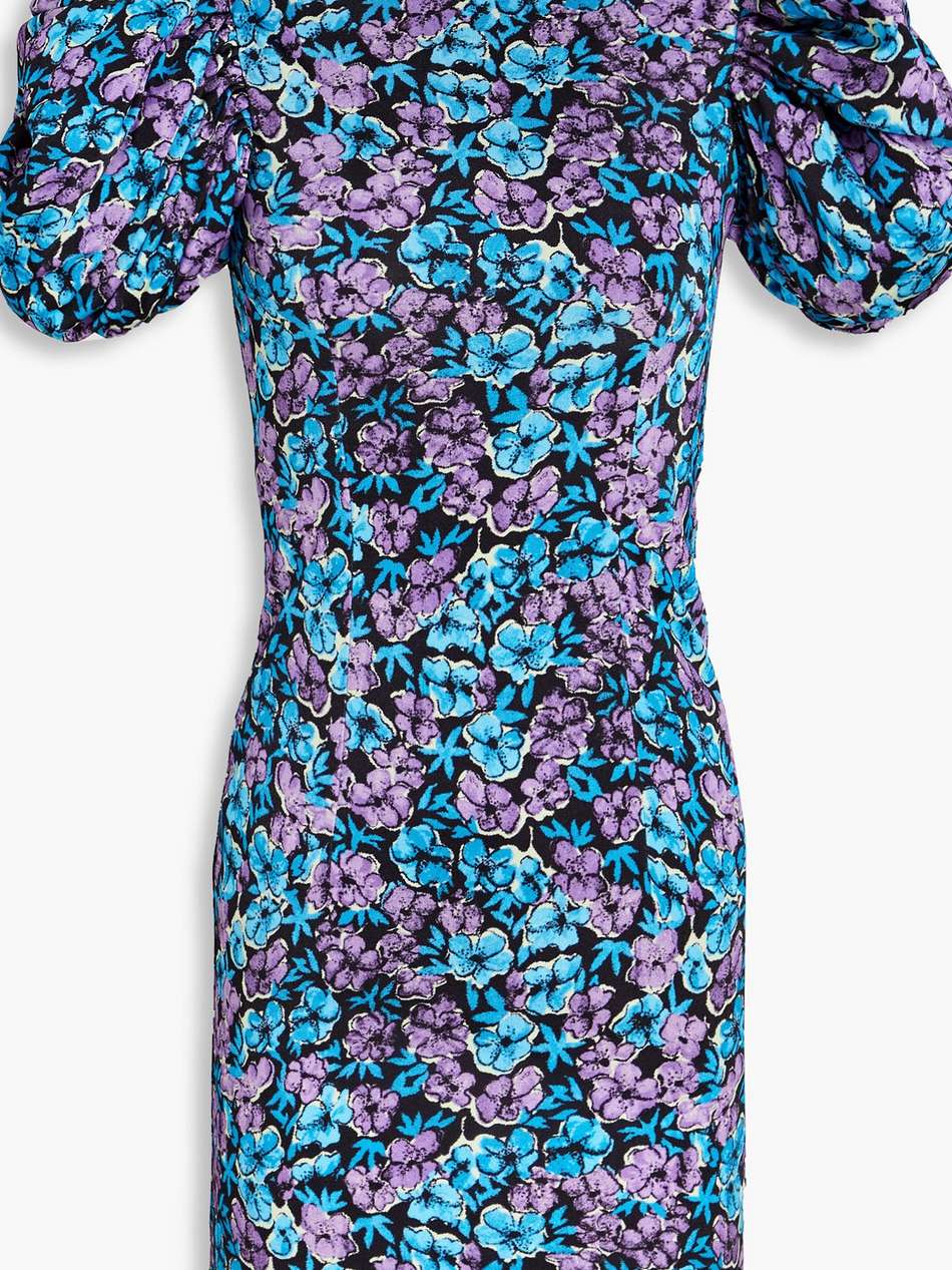 floral-print stretch-jersey mini dress