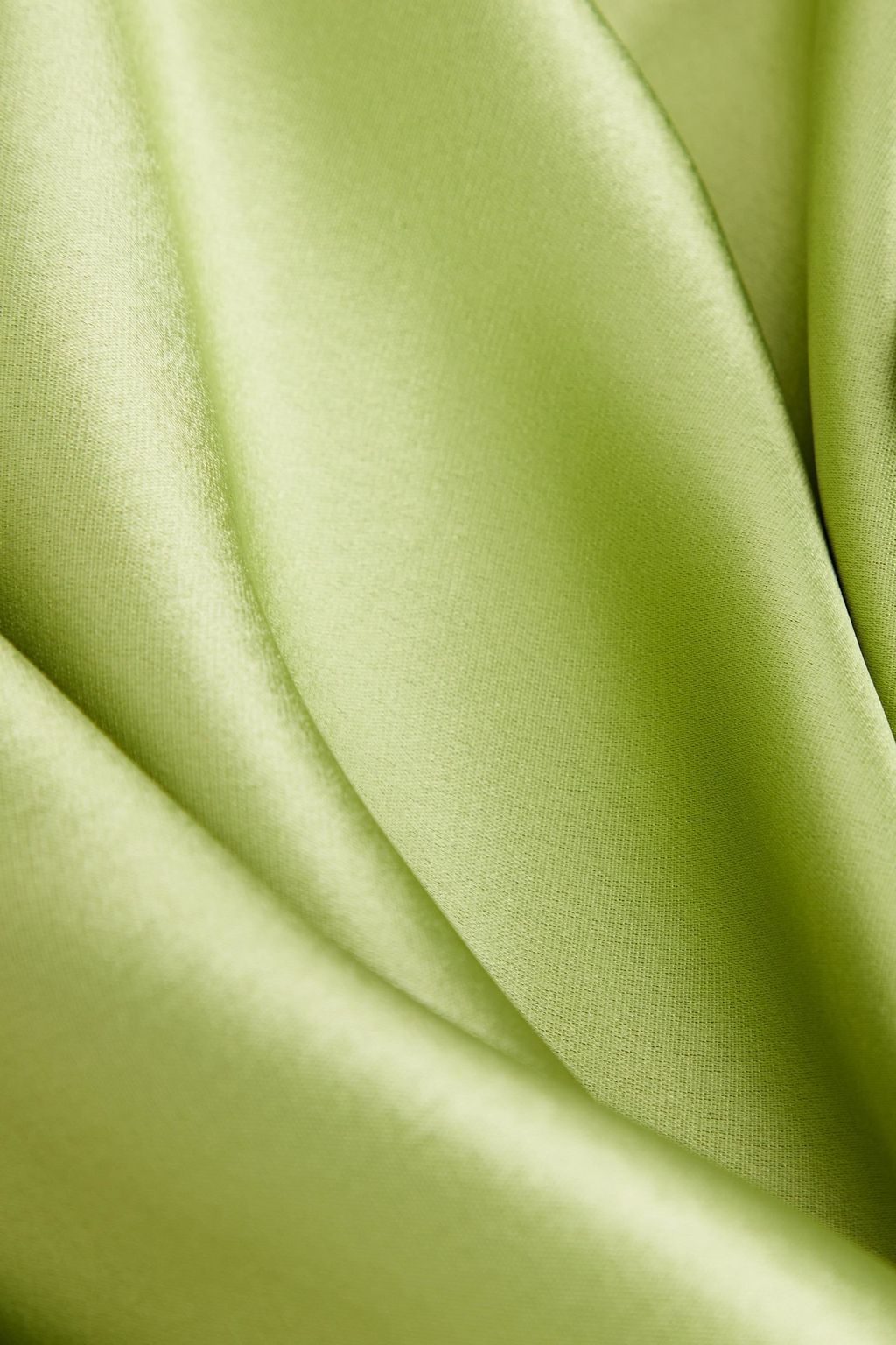 NICHOLAS Draped satin maxi dress