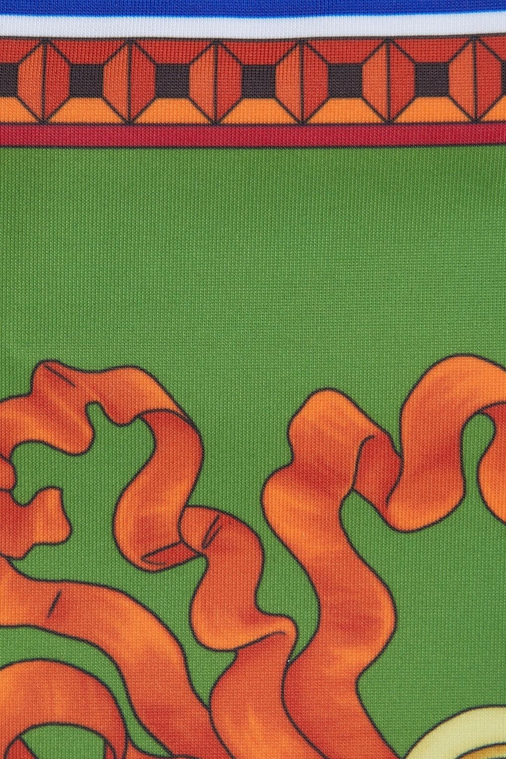 VERSACE Tief sitzendes Bikini-Höschen mit Print