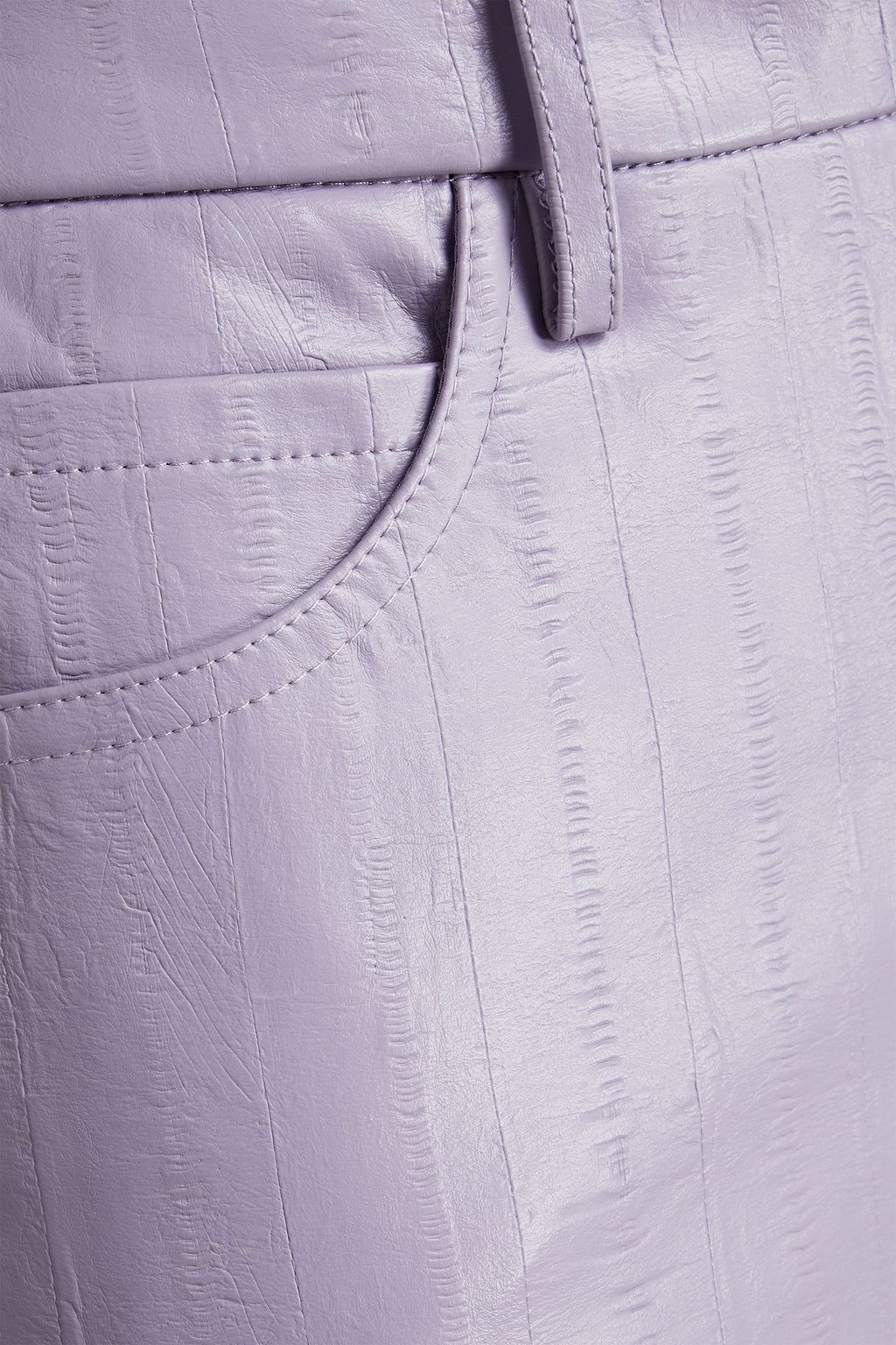 ROTATE BIRGER CHRISTENSEN 일스킨 이펙트 인조 가죽 스트레이트 레그 팬츠
