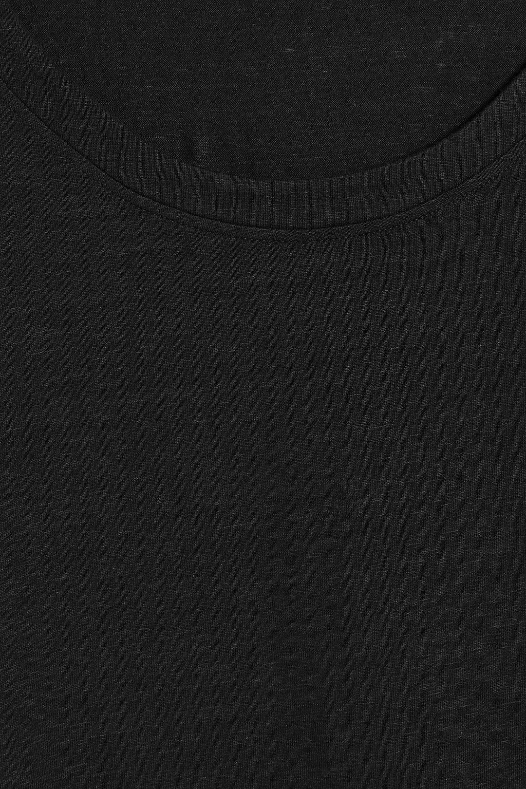 IRIS & INK Tessa stretch-linen jersey T-shirt