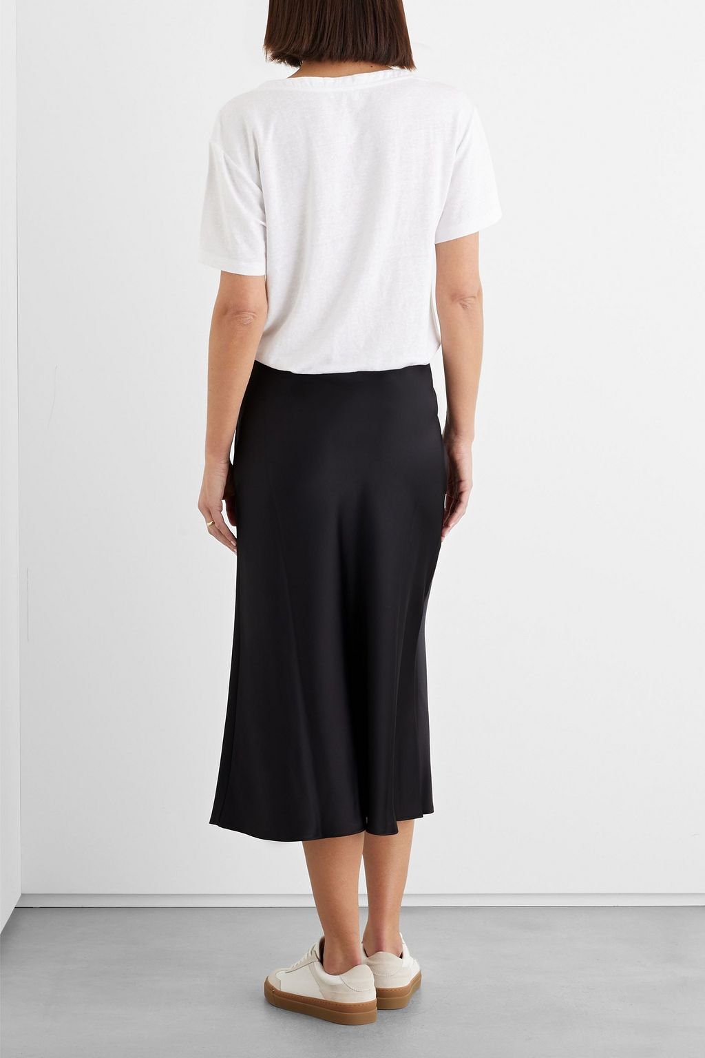 IRIS & INK Tessa stretch-linen jersey T-shirt